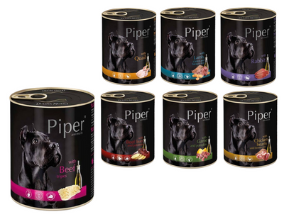 DOLINA NOTECI Piper dla psa MIX SMAKÓW 24X800g