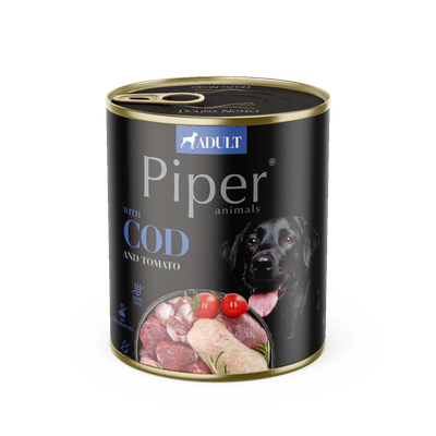 DOLINA NOTECI Piper dla psa z dorszem i pomidorem 800g