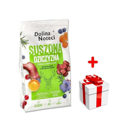 DOLINA NOTECI Premium Dziczyzna- karma suszona dla psa 9kg + niespodzianka dla psa GRATIS!