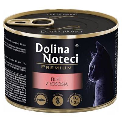 DOLINA NOTECI Premium dla kota filet z łososia  185g