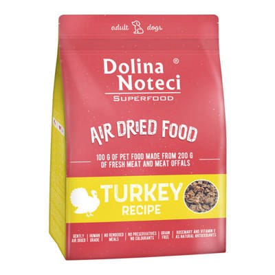 DOLINA NOTECI Superfood Danie z indyka- karma suszona dla psa 5kg