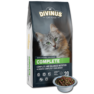 Divinus Cat Complete dla kotów dorosłych 19kg /Opakowanie uszkodzone (2348) !!! 