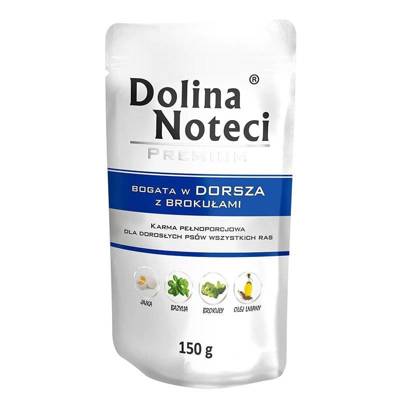 Dolina Noteci Premium Dorsz z brokułami 10x150g