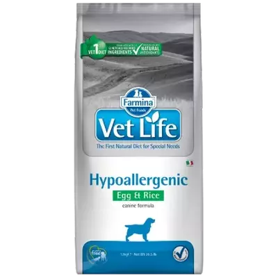 FARMINA Vet Life Dog Hypoallergenic Egg & Rice 10kg/Opakowanie uszkodzone (7057) !!! 