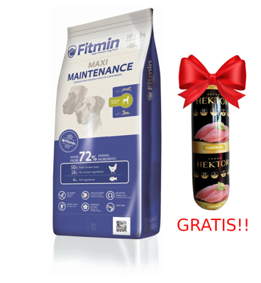 FITMIN Maxi Maintenance 15kg + Baton mięsny GRATIS!!!