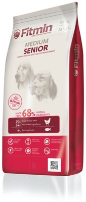 FITMIN Medium Senior 15kg + BAYER Kiltix Obroża dla psów dużych dł 70cm