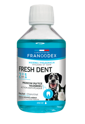 FRANCODEX Fresh dent- płyn do higieny jamy ustnej dla psów i kotów 250ml