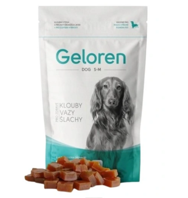 GELOREN Dog S-M żelki wspomagające stawy dla małych psów 180g (60szt)
