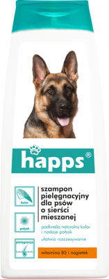 HAPPS - szampon pielęgnacyjny dla psów o sierści mieszanej 200ml