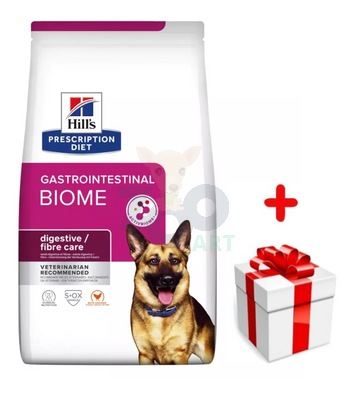 HILL'S PD Prescription Diet Canine Gastrointestinal Biome 10kg + niespodzianka dla psa GRATIS!