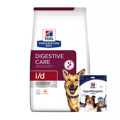 HILL'S PD Prescription Diet Canine i/d 12kg + Przysmak GRATIS!