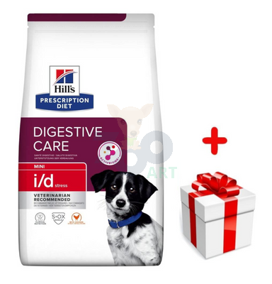 HILL'S PD Prescription Diet Canine i/d stress mini 3kg + niespodzianka dla psa GRATIS!