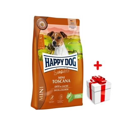 Happy Dog Mini Toscana 4 kg + niespodzianka dla psa GRATIS!