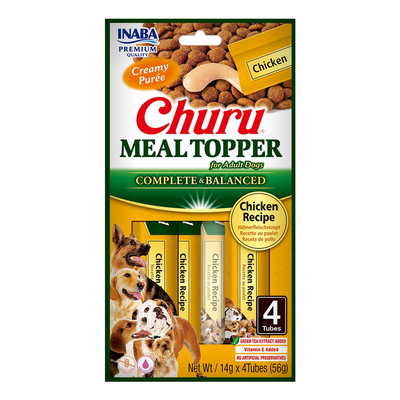 INABA  Dog Meal Topper Chicken Recipe 4x14 (56g)