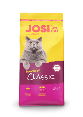JOSERA JosiCat Classic Sterilised 10kg + niespodzianka dla kota GRATIS!
