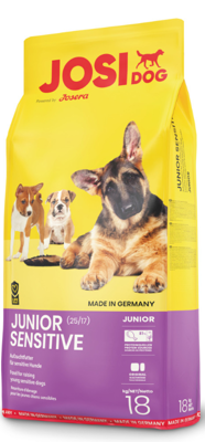 JOSERA JosiDog Junior Sensitive 18kg + niespodzianka dla psa GRATIS!