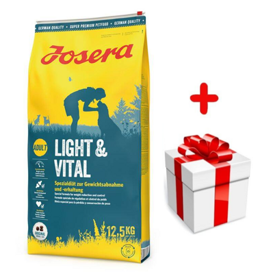 JOSERA Light & Vital 12,5kg + niespodzianka dla psa GRATIS!