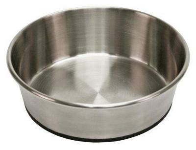 KERBL Antypoślizgowa miska ze stali nierdzewnej dla psa lub kota 1600 ml