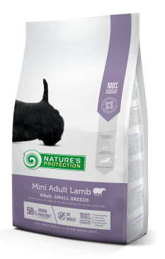 NATURES PROTECTION Mini Adult Lamb 7,5kg/Opakowanie uszkodzone (3315)!!!