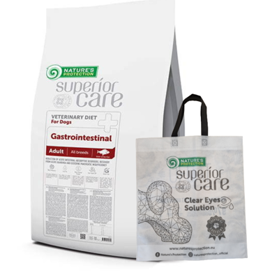 NATURES PROTECTION Superior Care Veterinary Diet Gastrointestinal White Fish Adult All Breeds 10kg + Torba na zakupy