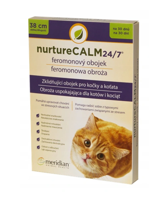 NurtureCalm 24/7 Feline Pheromone Collar- obroża feromonowa uspokajająca dla kota