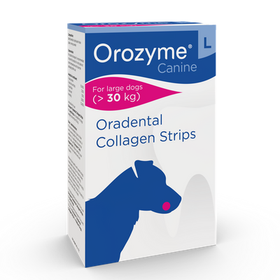 Orozyme-kolagenowe płatki czyszczące dla psa rozm L 141g