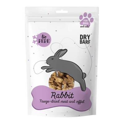 PAKA ZWIERZAKA-Przysmak liofilizowany Lio PEPE Rabbit (królicza wątróbka) 60g 