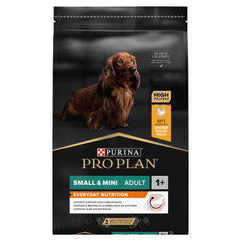 PRO PLAN Everyday Nutrition Small & Mini Adult Karma dla psów bogata w kurczaka 7kg - ZESTAW PROMOCYJNY