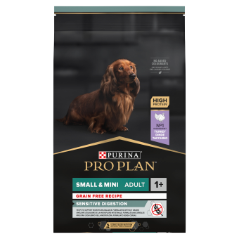 PRO PLAN Sensitive Digestion Small & Mini Adult Karma dla psów bogata w indyka 7 kg