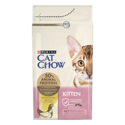 PURINA Cat Chow Kitten Karma bogata w kurczaka 1,5kg