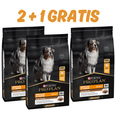 PURINA Pro Plan Adult Duo Delice Chicken & Rice 3x10kg