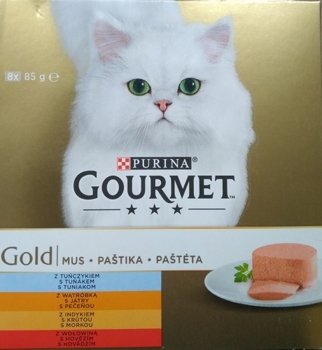 Purina Gourmet Gold Mus mix 8x85g