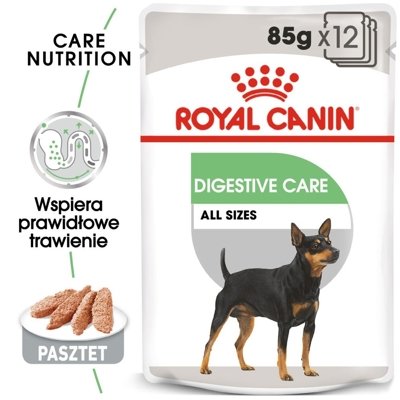 ROYAL CANIN CCN Digestive Care 12x85g karma mokra - pasztet dla psów dorosłych o wrażliwym przewodzie pokarmowym