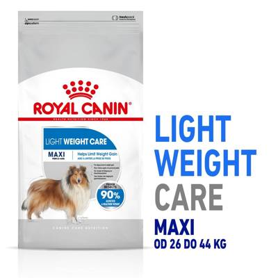 ROYAL CANIN CCN Maxi Light Weight Care 12kg karma sucha dla psów dorosłych, ras dużych z tendencją do nadwagi / Opakowanie uszkodzone (8041,9343, 194,677,194)!!!  