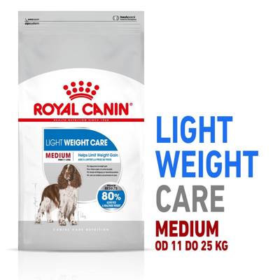ROYAL CANIN CCN Medium Light Weight Care 12kg karma sucha dla psów dorosłych, ras średnich z tendencją do nadwagi/Opakowanie uszkodzone (2959) !!! 