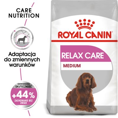 ROYAL CANIN CCN Medium Relax Care 10kg karma sucha dla psów dorosłych, ras średnich, narażonych na działanie stresu /Opakowanie uszkodzone (9681) !!! 