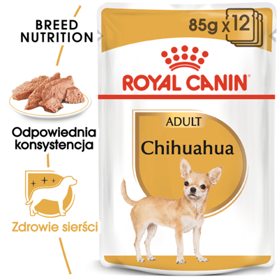 ROYAL CANIN Chihuahua Adult 24x85g karma mokra - pasztet, dla psów dorosłych rasy chihuahua