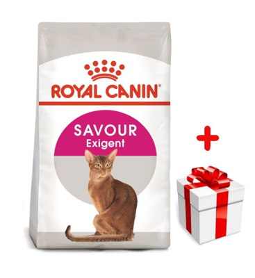 ROYAL CANIN  Exigent Savour 35/30 Sensation 4kg karma sucha dla kotów dorosłych, wybrednych, kierujących się teksturą krokieta + niespodzianka dla kota GRATIS!