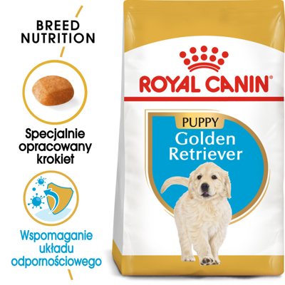 ROYAL CANIN Golden Retriever Puppy 12kg karma sucha dla szczeniąt do 15 miesiąca, rasy golden retriever