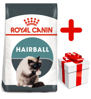 ROYAL CANIN Hairball Care 10kg karma sucha dla kotów dorosłych, eliminacja kul włosowych + niespodzianka dla kota GRATIS!