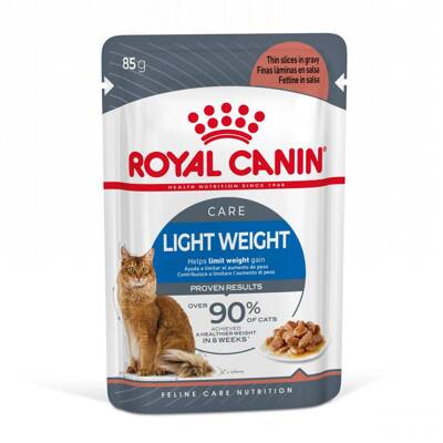 ROYAL CANIN Light  Weight Care12x85g karma mokra w sosie dla kotów dorosłych z tendencją do nadwagi