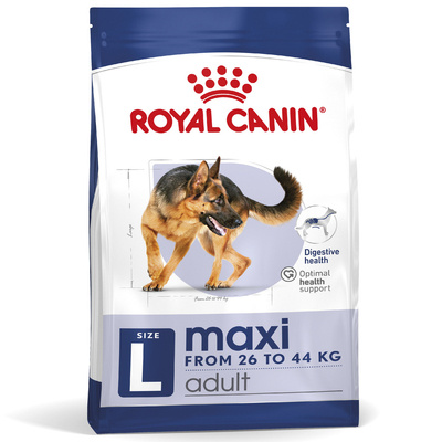 ROYAL CANIN Maxi Adult 15kg karma sucha dla psów dorosłych, do 5 roku życia, ras dużych/Opakowanie uszkodzone (6342,6453,3025,3026,6932,7422, 7728) !!! 