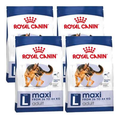 ROYAL CANIN Maxi Adult 16kg (4x4kg) karma sucha dla psów dorosłych, do 5 roku życia, ras dużych
