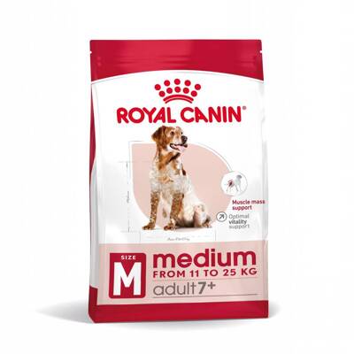 ROYAL CANIN Medium Adult 7+ karma sucha dla psów dojrzałych od 7. do 10. roku życia, ras średnich 15 kg