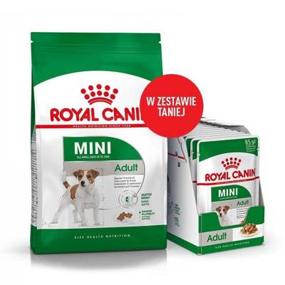 ROYAL CANIN Mini Adult 2kg + 12x85g saszetka