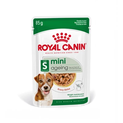 ROYAL CANIN Mini Ageing 12+ 12x85g  karma mokra w sosie dla psów dojrzałych po 12 roku życia, ras małych