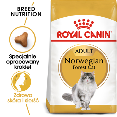 ROYAL CANIN Norvegian Forest Cat Adult 2kg karma sucha dla kotów dorosłych rasy norweski leśny