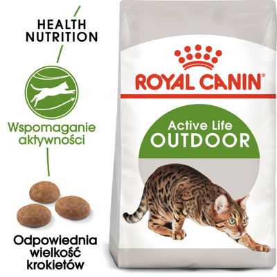 ROYAL CANIN  Outdoor 30 2kg karma sucha dla kotów dorosłych, wychodzących na zewnątrz