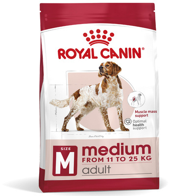 ROYAL CANIN®   Medium Adult 15 kgkarma sucha dla psów dorosłych ras średnich, do 7 roku życia/Opakowanie uszkodzone (3261,454) !!!