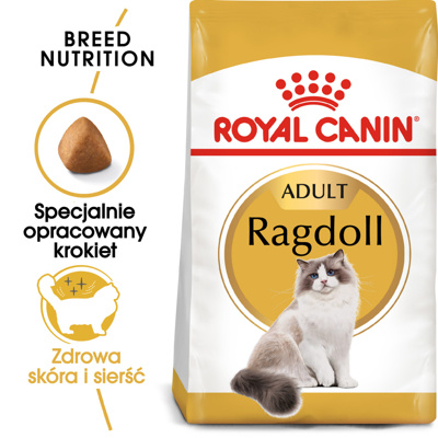 ROYAL CANIN Ragdoll Adult 10kg karma sucha dla kotów dorosłych rasy ragdoll\ Opakowanie uszkodzone (2093) !!! 